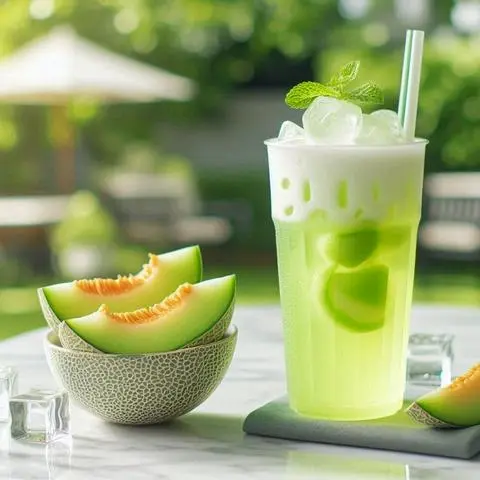 Hình ảnh Trà Xanh Dưa lưới