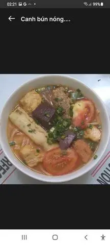 Hình ảnh Canh bún nóng ngon no