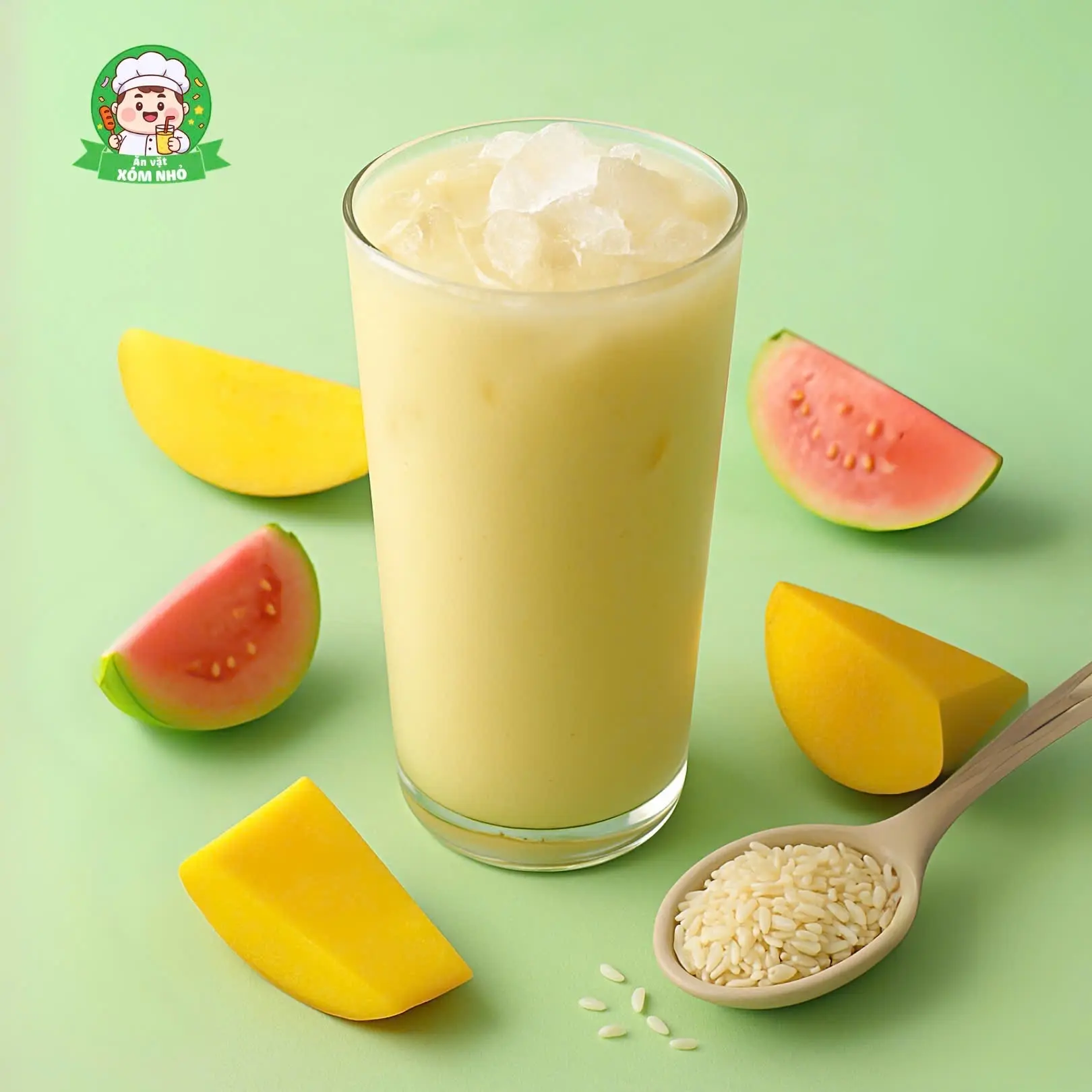 Hình ảnh Sữa gạo ổi xoài
