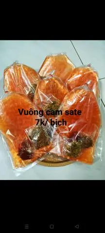 Hình ảnh Bánh vuông cam sa tế