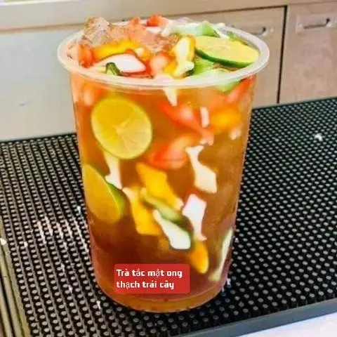 Hình ảnh Trà tắc mật ong thạch trái cây 