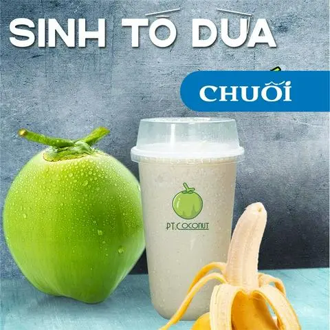 Hình ảnh Sinh Tố Dừa - Chuối 