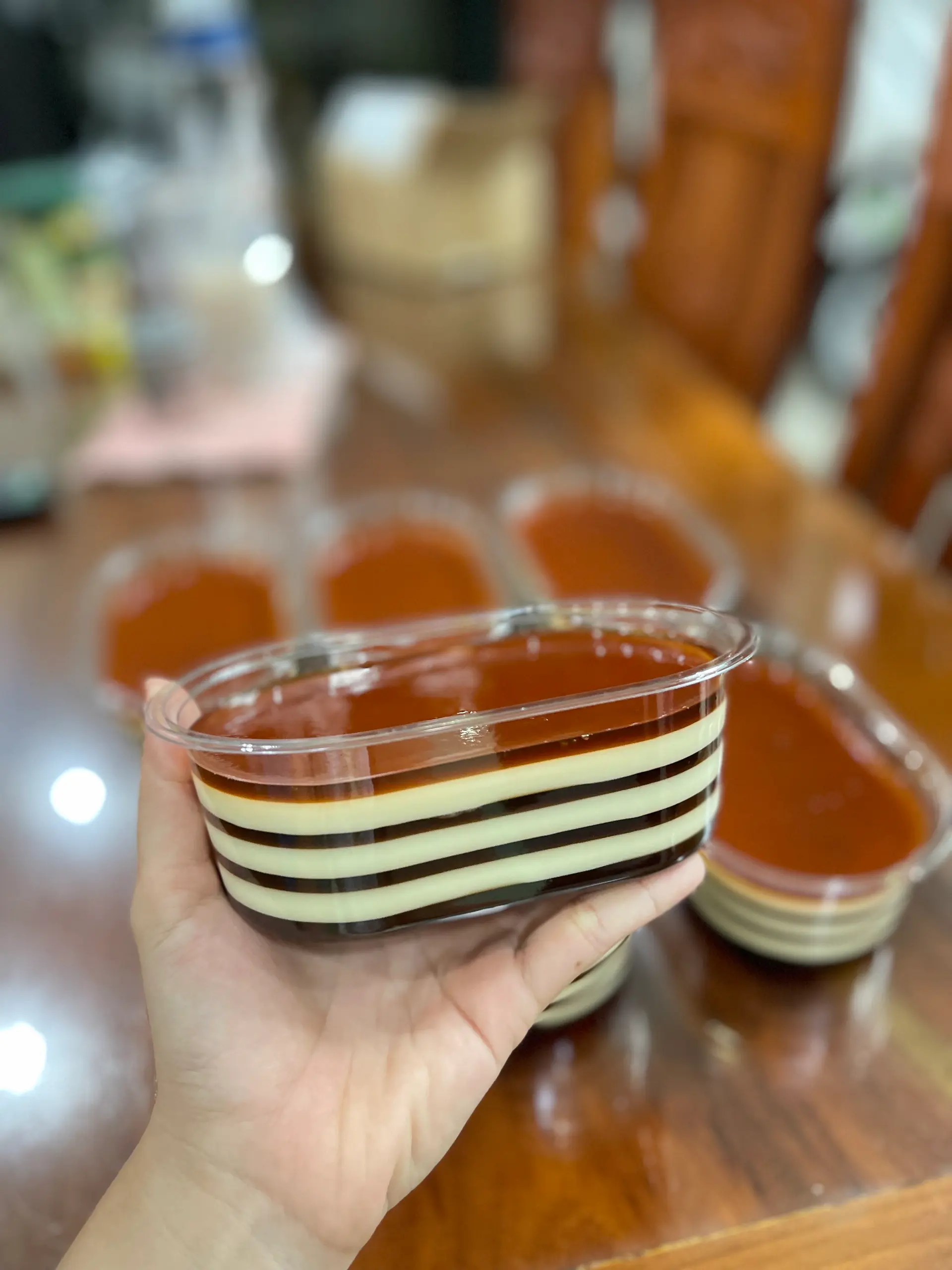 Hình ảnh Rau câu flan cà phê - hộp 400ml