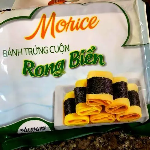 Hình ảnh Bánh trứng cuộn rong biển