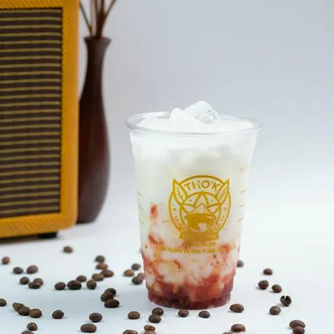 Hình ảnh Sữa tươi latte Dâu 600ml