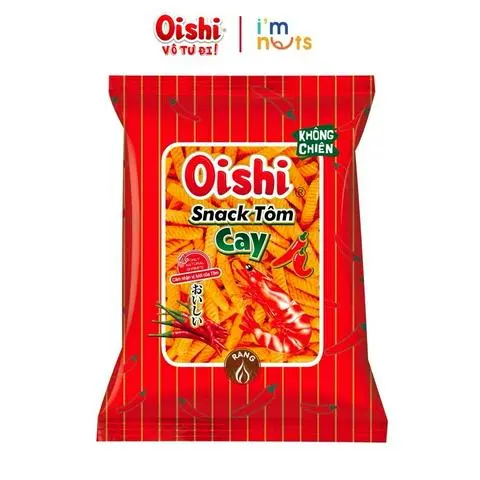 Hình ảnh Snack tôm cay oishi