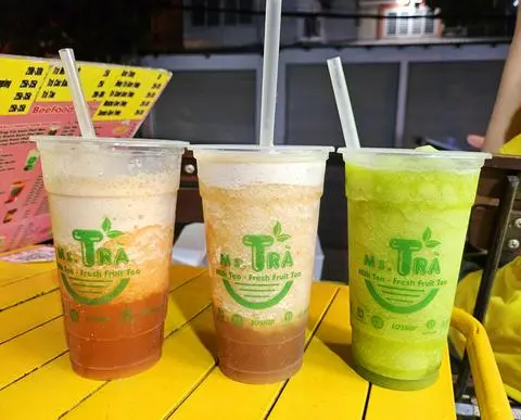 Hình ảnh HỒNG TRÀ TẮC ĐÁ XAY MẬT ONG