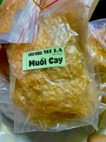 Hình ảnh Bánh tráng muối cay