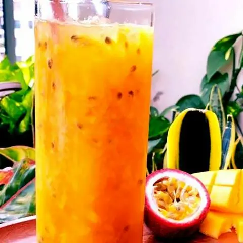 Hình ảnh Trà Chanh Leo nhiệt đới 