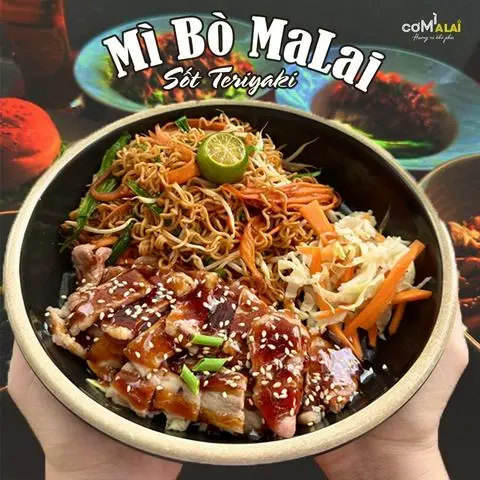 Hình ảnh Mì xào Mã Lai - Bò Sốt Teriyaki + Trứng ốp la