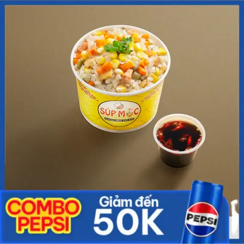 Hình ảnh Combo Cơm Mộc + Pepsi