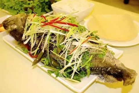 Hình ảnh Cá Cam hấp 