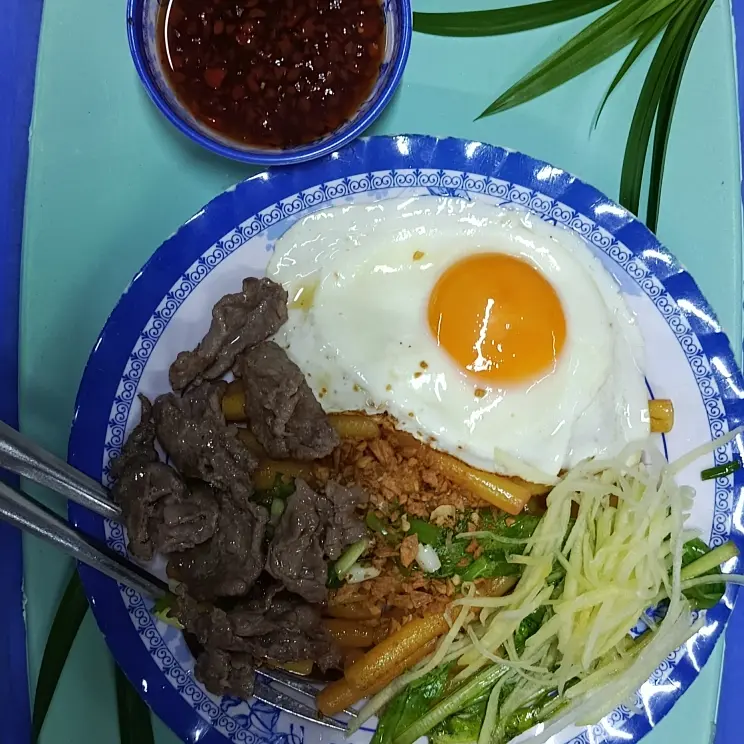 Hình ảnh nui xào bò