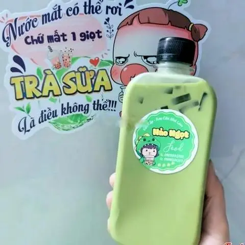 Hình ảnh CHAI TRÀ SỮA THÁI XANH 