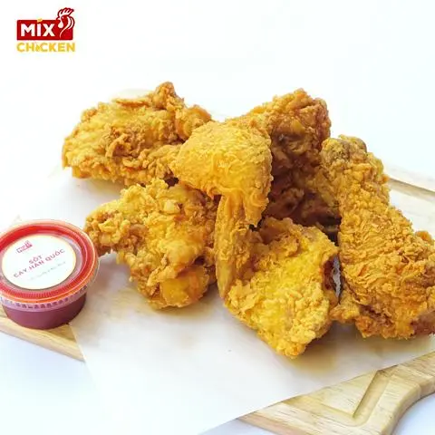 Hình ảnh Combo nửa con gà sốt cay - popcorn size vừa - 1 coca