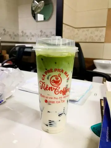 Hình ảnh Matcha latte sương sáo