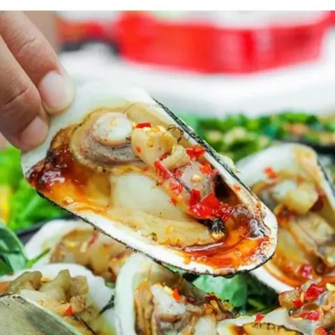 Hình ảnh Sò dẹo nướng mắm ớt