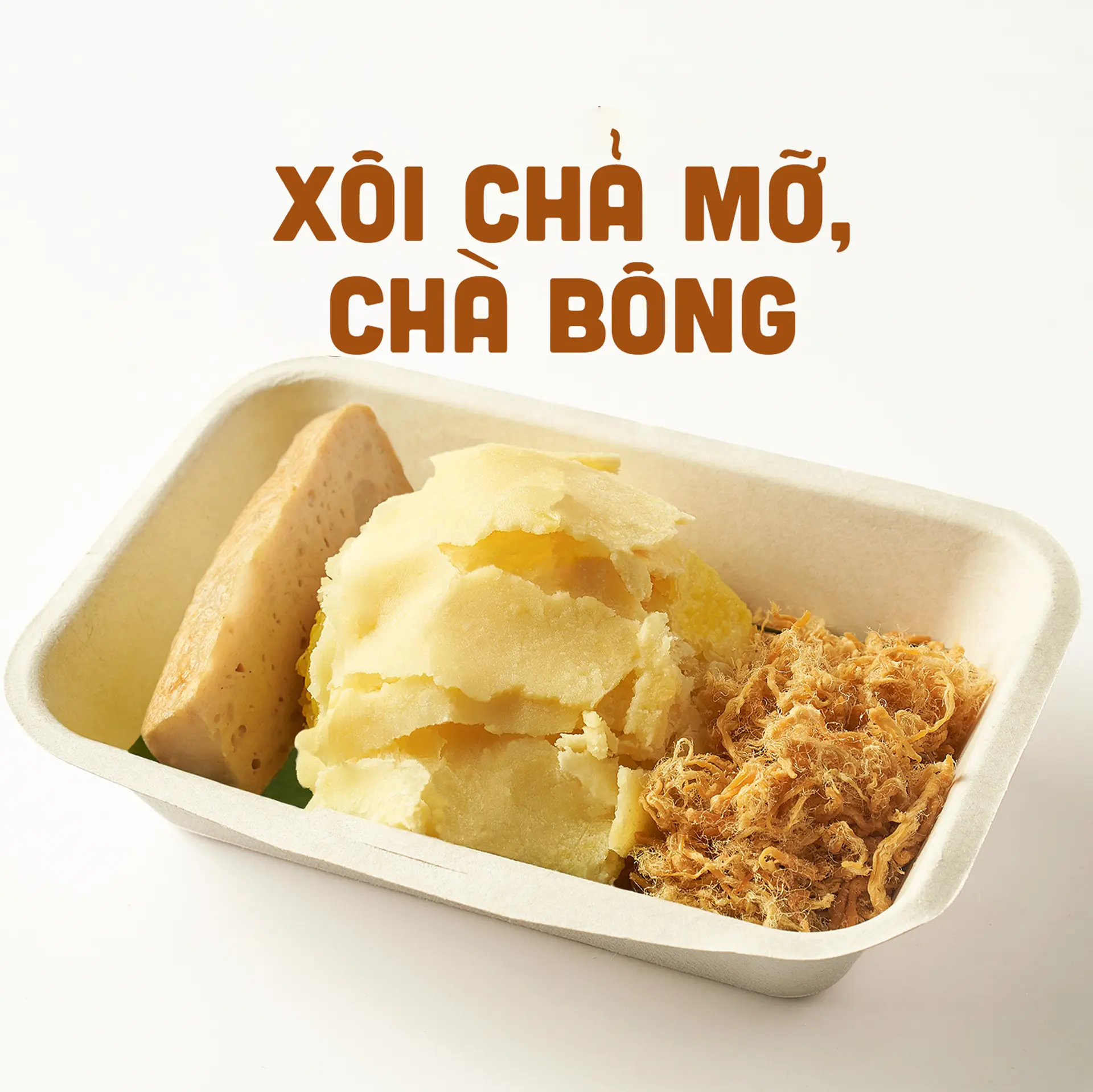 Hình ảnh Xôi chà bông - chả mỡ