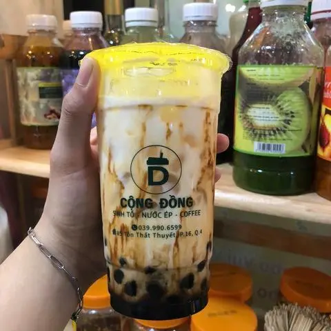 Hình ảnh Sữa Tươi Trân Châu Đường Đen ly 700ml