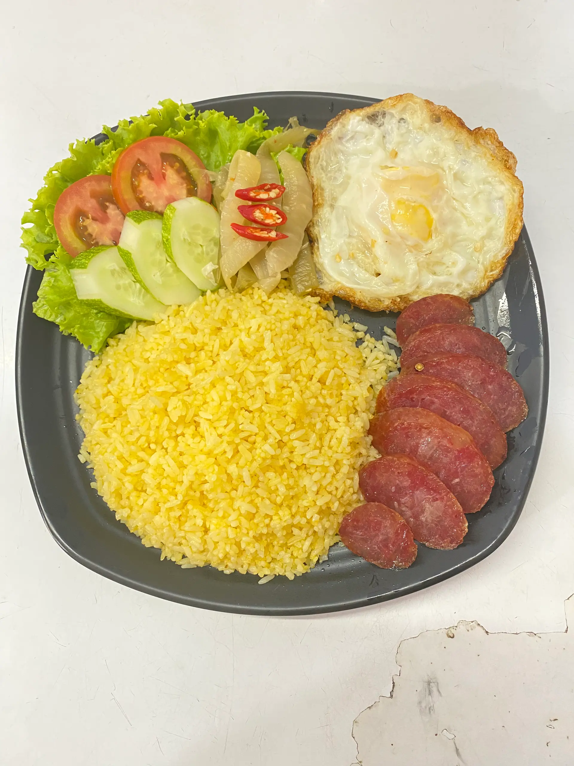 Hình ảnh Cơm lạp xưởng + ốp la