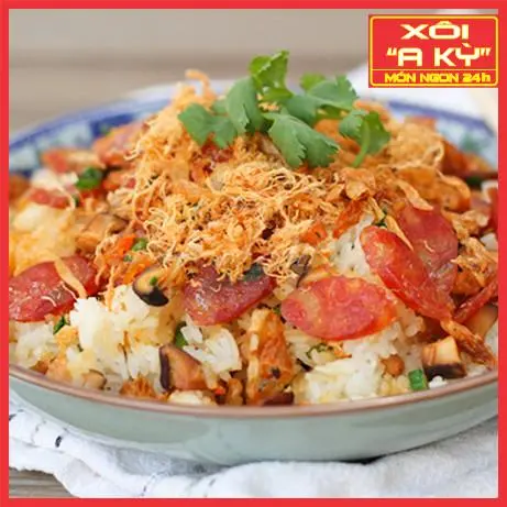 Hình ảnh Xôi Mặn - Lấy Xôi Lá Dứa