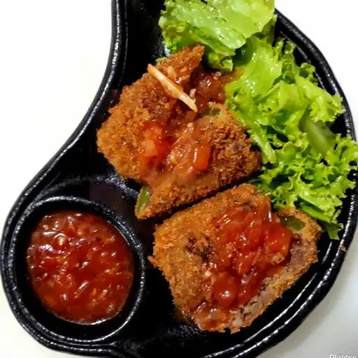 Hình ảnh Hambage nhồi ớt xanh