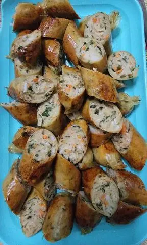 Hình ảnh Dồi sụn non chiên vàng - set 10 cây ăn thoải mái