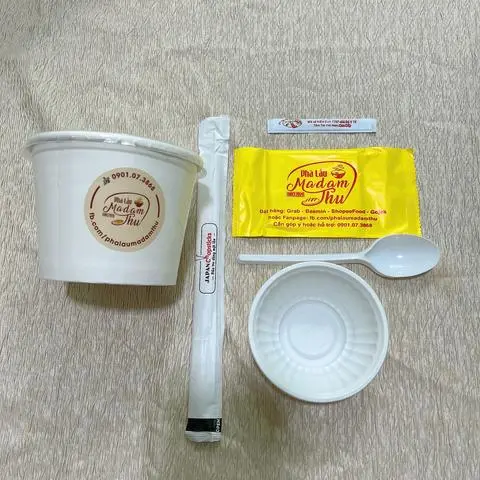 Hình ảnh 1 bộ dụng cụ ăn uống (1 người)