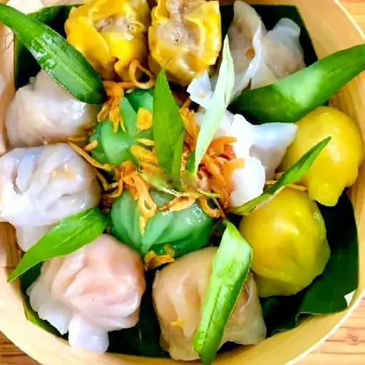 Hình ảnh Há cảo mix thập cẩm 8 viên kèm trà tắc