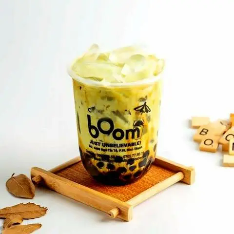 Hình ảnh Sữa tươi matcha trân châu đường đen