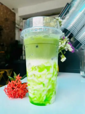 Hình ảnh macha dưa lưới
