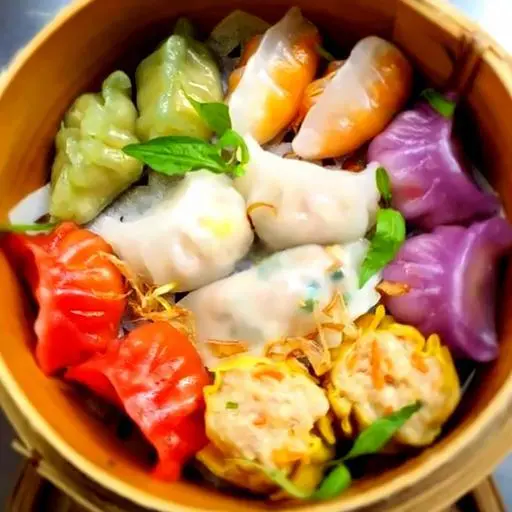Hình ảnh Há cảo tôm - thịt - xíu mại (8viên)+sữa đậu nành