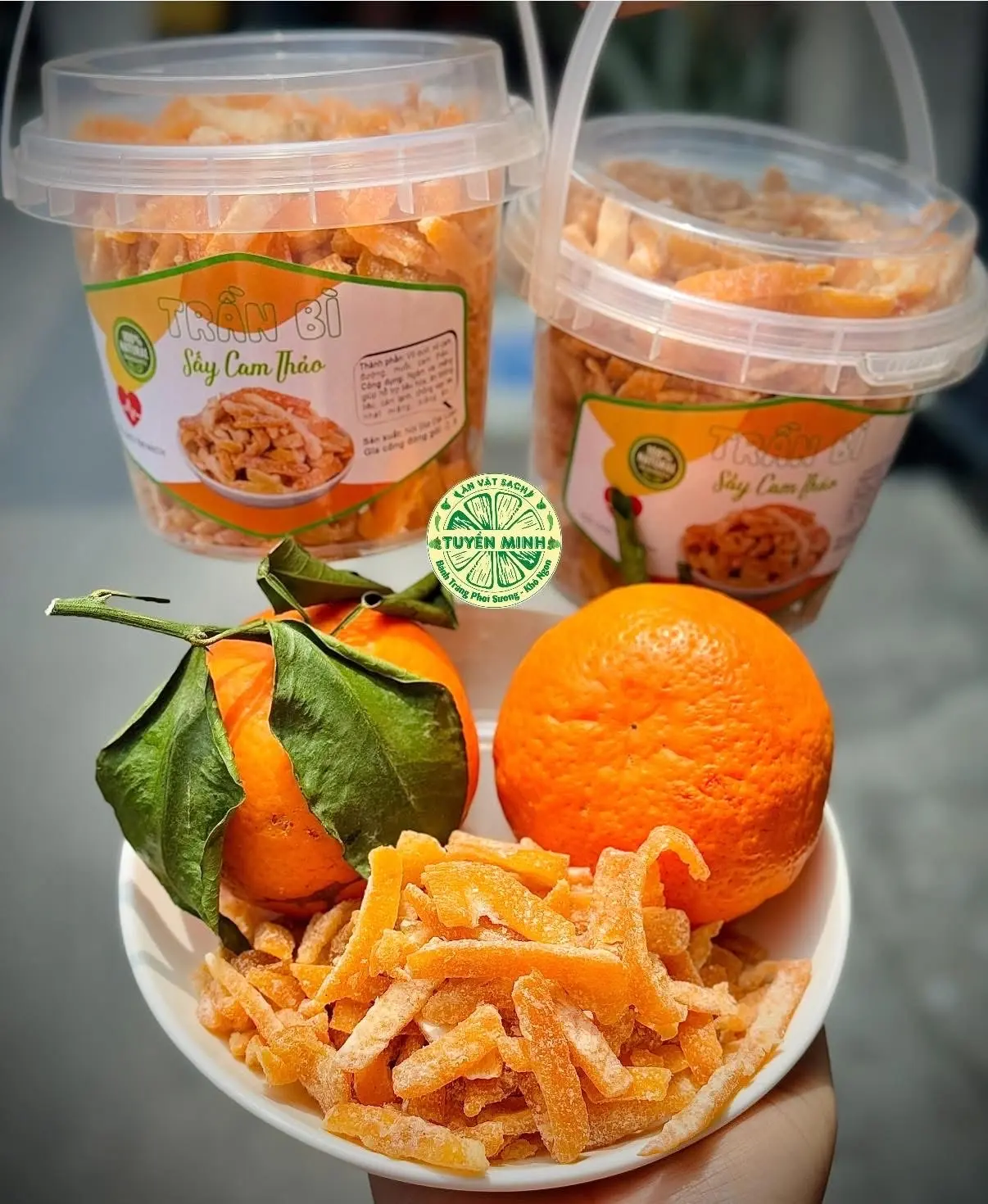 Hình ảnh TRẦN BÌ SẤY CAM THẢO 250Gr