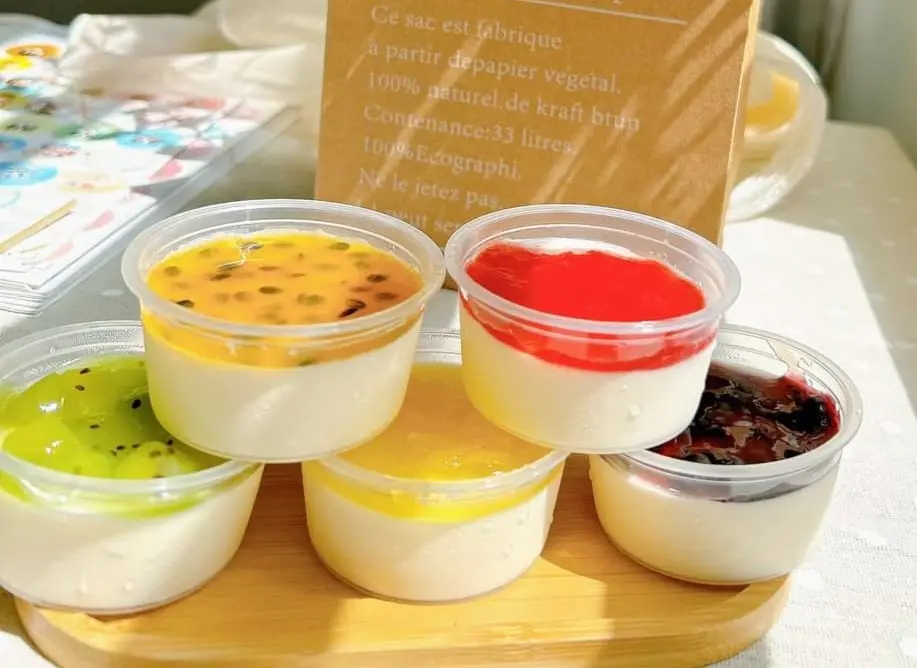 Hình ảnh Set 5 Panna Cotta (mix 5 loại hoặc 1 loại mứt bất kỳ)