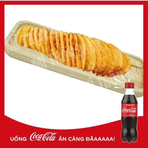 Hình ảnh Combo Khoai Tây Lốc Xoáy Lắc Phô Mai+ Coca-cola 300ml