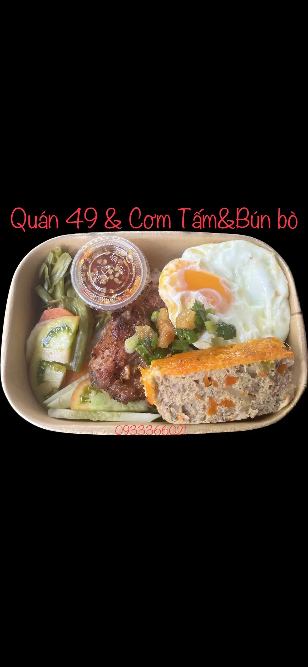 Hình ảnh Cơm Sườn Chả Trứng 