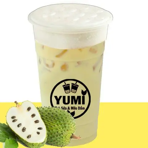 Hình ảnh Trà Sữa Mãng Cầu Tươi Dầm Kem Cheese (Size 700ml)