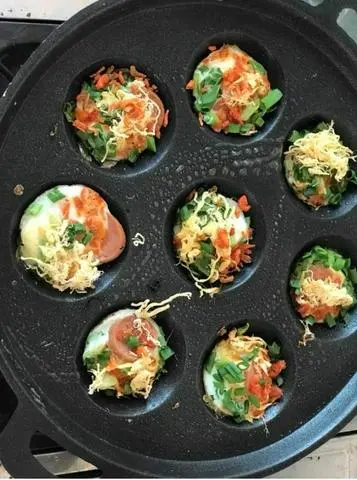 Hình ảnh bánh trứng cút nướng 