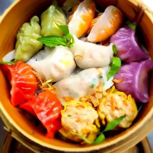 Hình ảnh Há cảo tôm - thịt - xíu mại - 5 viên