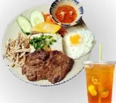 Hình ảnh Combo 1 đùi gà chiên mắm + 1 ly nước cam tươi 