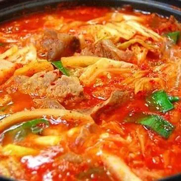 Hình ảnh Canh Kim Chi Thịt Bò