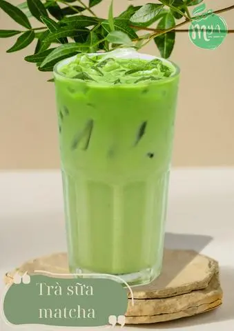 Hình ảnh Trà sữa matcha ( trà sữa trà xanh)