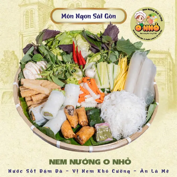 Hình ảnh Combo mẹt 2: Mẹt Chả Giò, Phở Cuốn, Nem Chua