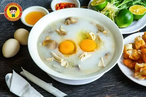 Hình ảnh Cháo trứng gà ta
