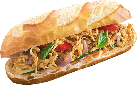 Hình ảnh Bánh Mì Gà Xé 