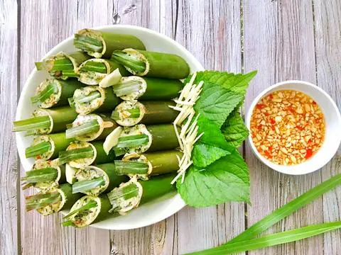 Hình ảnh ốc nhồi ống tre 20 ống nhỏ