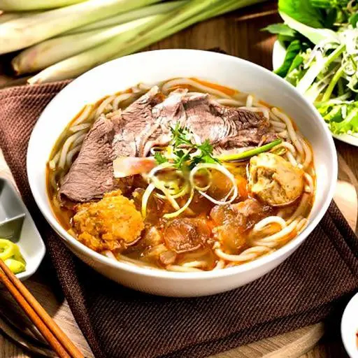 Hình ảnh Bún sụn nạm chả
