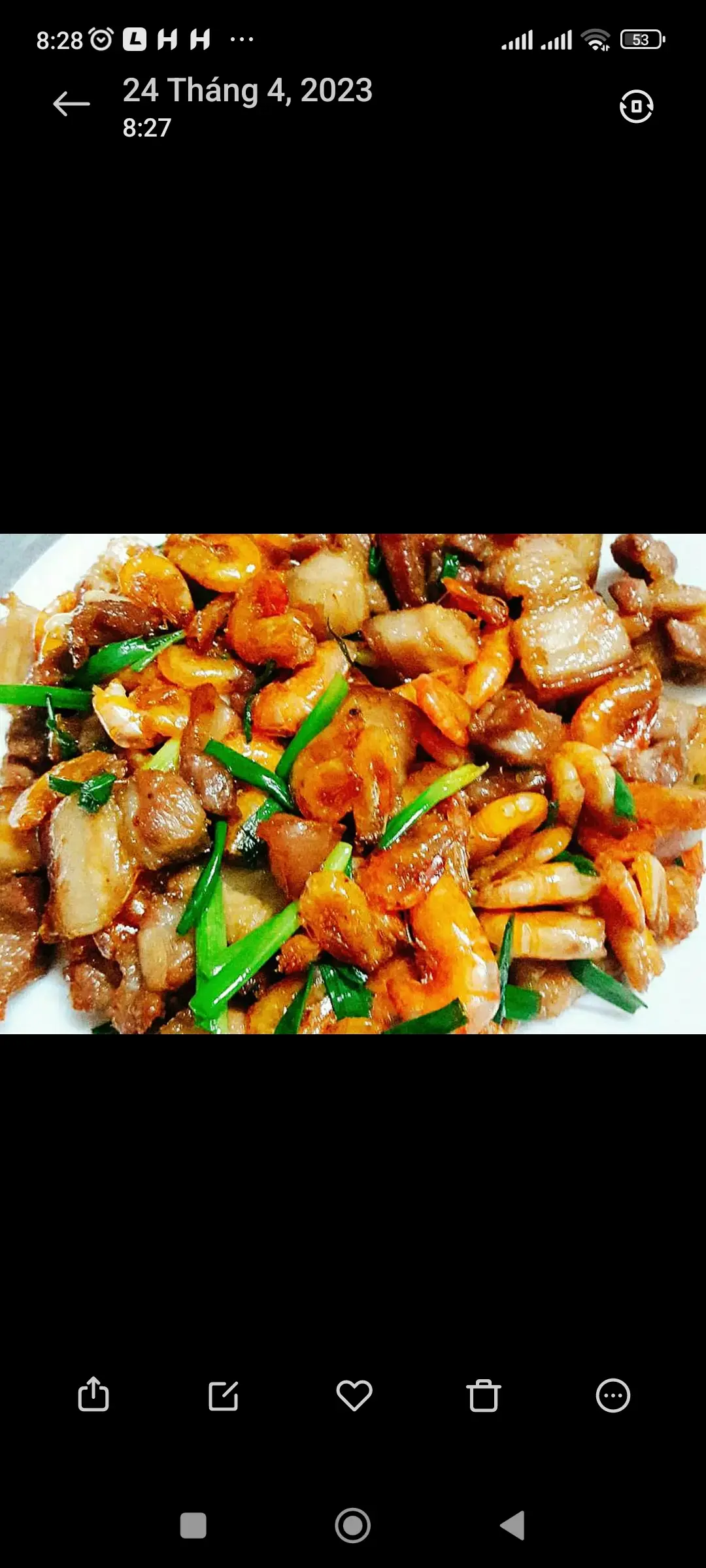 Hình ảnh cơm tép rang thịt 
