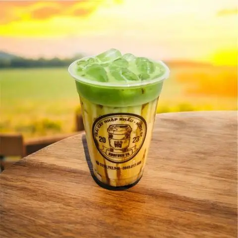 Hình ảnh Sữa tươi trân châu đường đen matcha