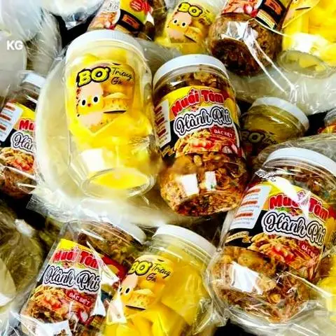 Hình ảnh Combo bánh tráng phơi sương bơ muối tép hành phi